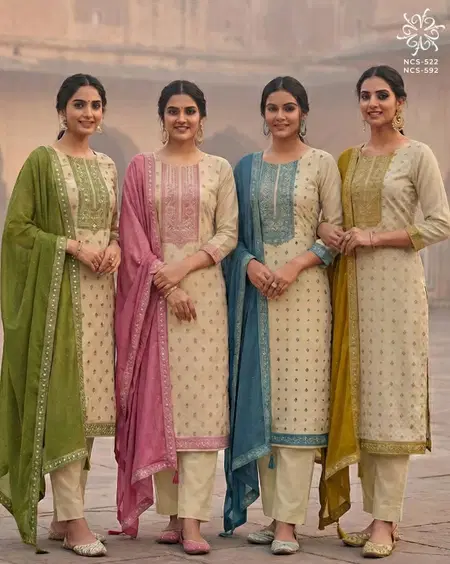 522 A To 592 B By Vinay Viscose Surat Dress Material Wholesale Market